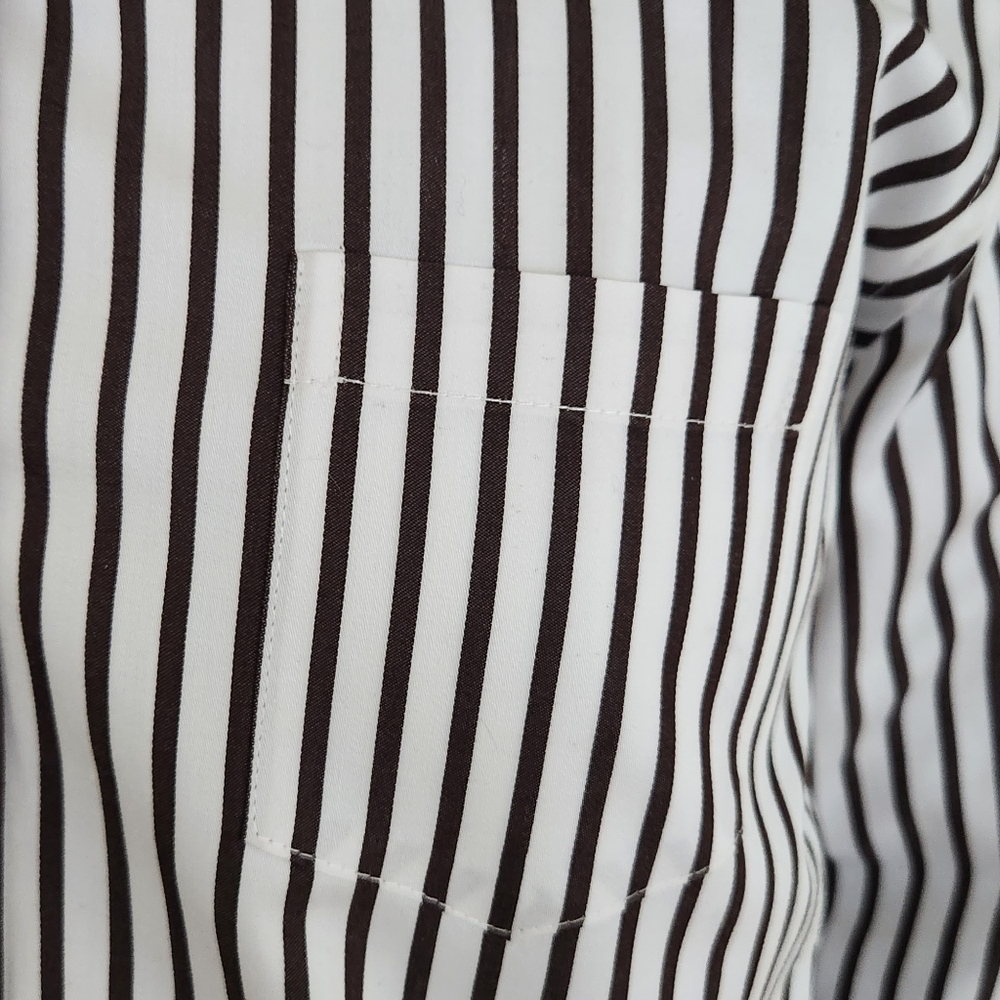 Eileen M Custom Designed Striped Button Down Tunic - image 8